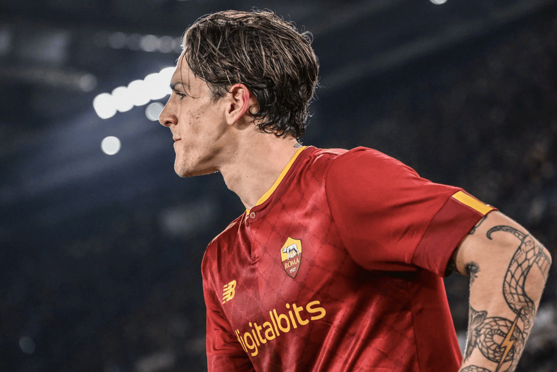 Zaniolo in Roma-Genoa